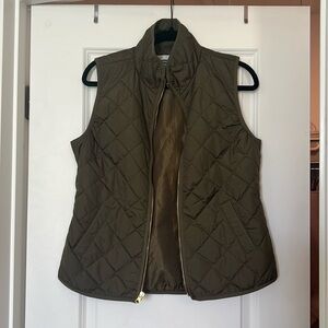 Olive colored vest